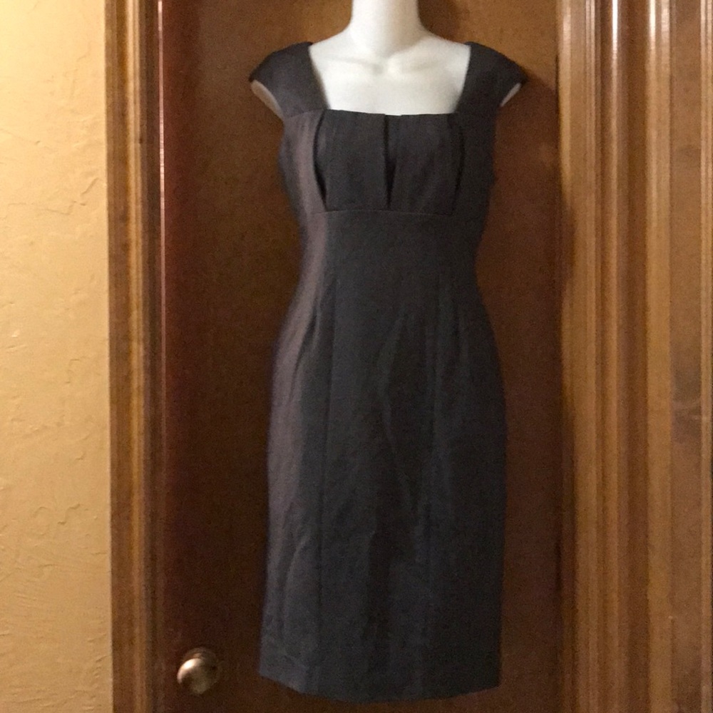 Classy Calvin Klein charcoal gray dress